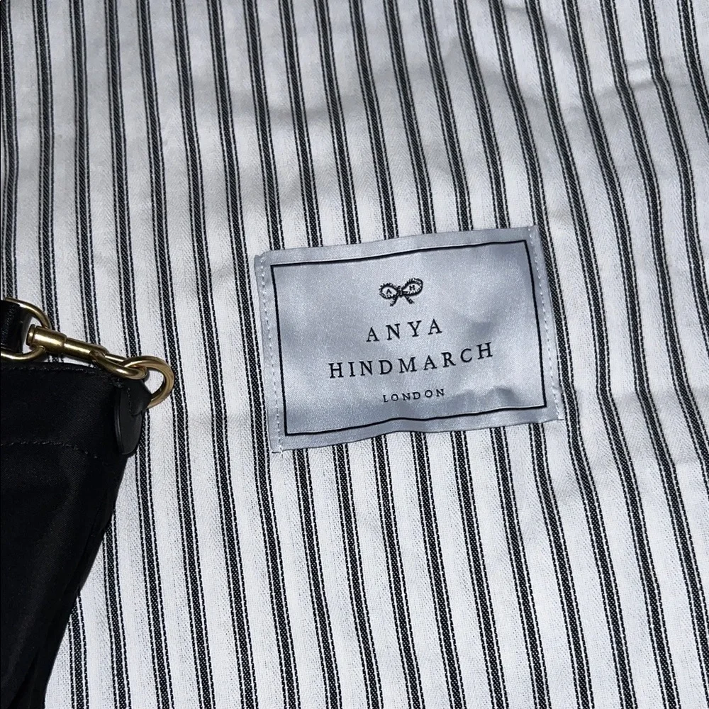 Anya Hindmarch E/W Eyes Mini Crossbody Black Tote - Picture 12 of 12